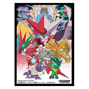 60 Official Card Sleeves 01 "Appmon" - Digimon Products