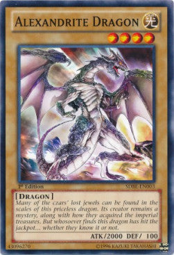 Alexandrite Dragon - Structure Deck: Saga of Blue-Eyes White Dragon (Common) [SDBE-003]