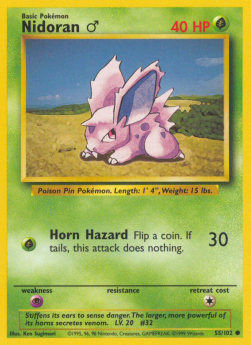 Nidoran - Base Set (Common) [BS-55]