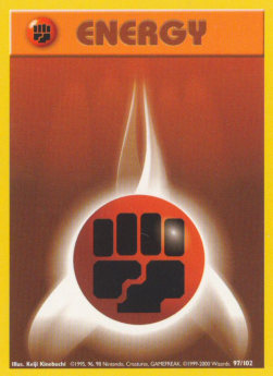 Fighting Energy - Base Set (Common) [BS-97]