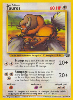 Tauros - Jungle (Uncommon) [JU-47]