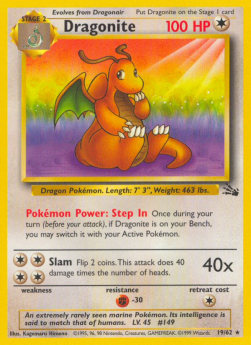 Dragonite - Fossil (Rare) [FO-19]