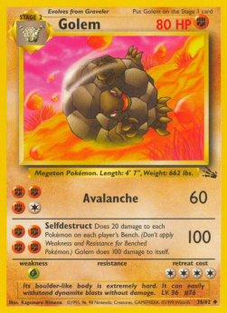 Golem - Fossil (Uncommon) [FO-36]