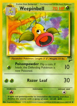 Weepinbell - Base Set 2 (Uncommon) [B2-64]