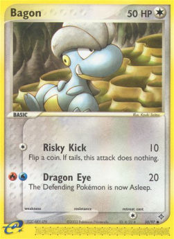 Bagon (Risky Kick) - EX Dragon (Common) [DR-50]