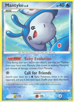 Mantyke Lv.6 - Diamond & Pearl (Uncommon) [DP-55]