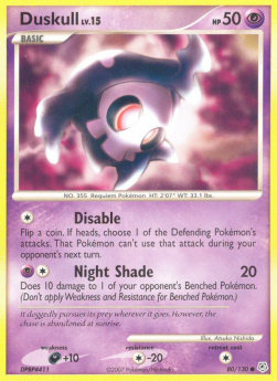 Duskull Lv.15 - Diamond & Pearl (Common) [DP-80]