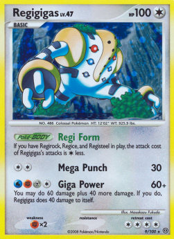 Regigigas Lv.47 - Stormfront (Holo Rare) [STF-9]