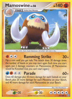 Mamoswine Lv.56 - Stormfront (Rare) [STF-21]