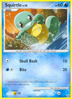 Squirtle Lv.16 - Platinum (Common) [PL-96]
