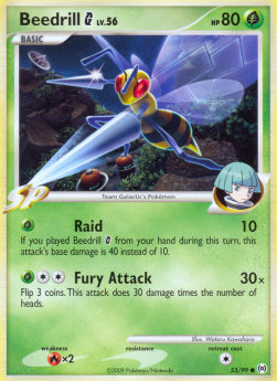 Beedrill  Lv.56 - Arceus (Common) [AR-53]