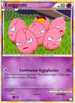 Exeggcute - HeartGold & SoulSilver (Common) [HS-63]