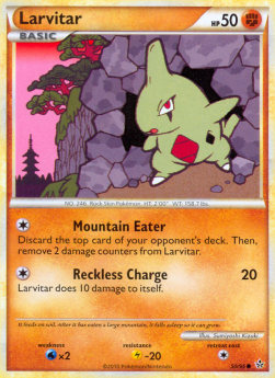 Larvitar - Unleashed (Common) [UL-50]