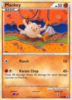 Mankey - Unleashed (Common) [UL-53]