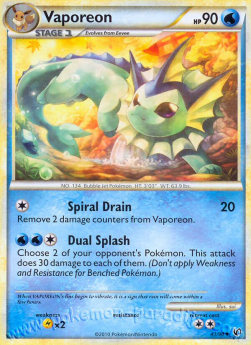 Vaporeon - Undaunted (Uncommon) [UD-41]