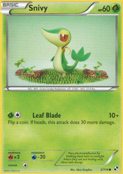 Snivy - Black & White (Common) [BLW-2]