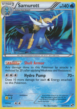 Samurott - Black & White (Holo Rare) [BLW-32]