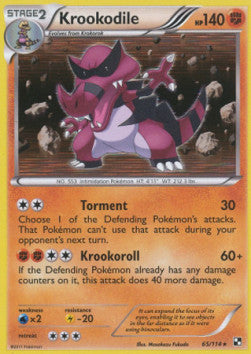 Krookodile - Black & White (Holo Rare) [BLW-65]