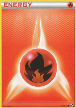 Fire Energy - Black & White (Common) [BLW-106]