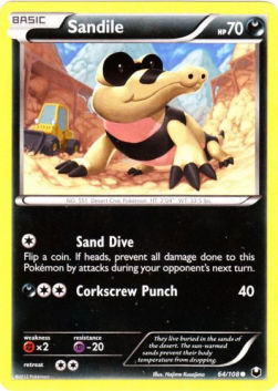 Sandile - Dark Explorers (Common) [DEX-64]