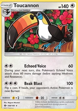 Toucannon - Sun & Moon (Rare) [SUM-108]