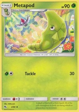 Metapod - Hidden Fates (Uncommon) [HIF-2]