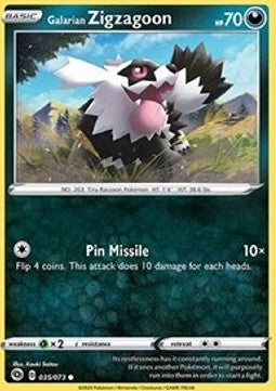 Galarian Zigzagoon - Champion’s Path (Common) [CPA-35]