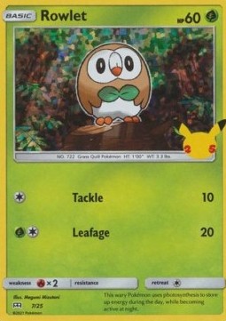 Rowlet - McDonald's Collection 25th Anniversary (Promo) [MCD25-7]
