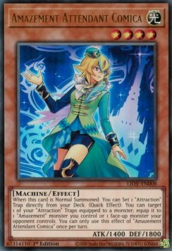Amazement Attendant Comica - Lightning Overdrive (Ultra Rare) [LIOV-008]