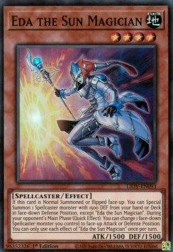 Eda the Sun Magician - Lightning Overdrive (Super Rare) [LIOV-093]