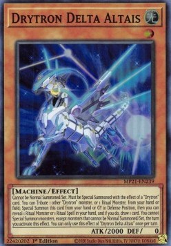 Drytron Delta Altais - 2021 Tin of Ancient Battles (Super Rare) [MP21-239]