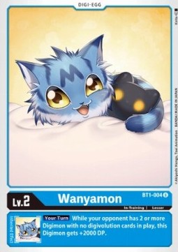 Wanyamon (BT1-004) - Release Special Booster v1.0 (Uncommon) [SR1.0-BT1-004]
