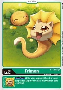 Frimon (BT1-008) - Release Special Booster v1.0 (Uncommon) [SR1.0-BT1-008]