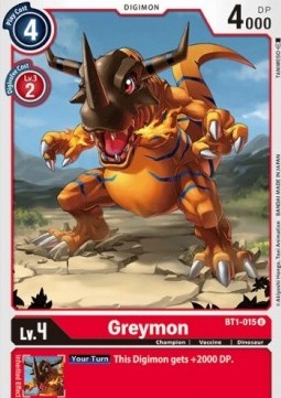 Greymon (BT1-015) - Release Special Booster v1.0 (Uncommon) [SR1.0-BT1-015]