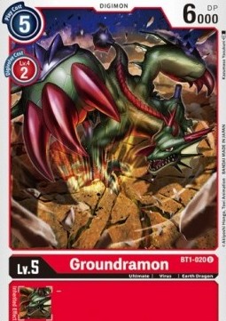 Groundramon (BT1-020) - Release Special Booster v1.0 (Uncommon) [SR1.0-BT1-020]