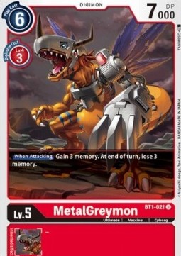 MetalGreymon (BT1-021) - Release Special Booster v1.0 (Uncommon) [SR1.0-BT1-021]