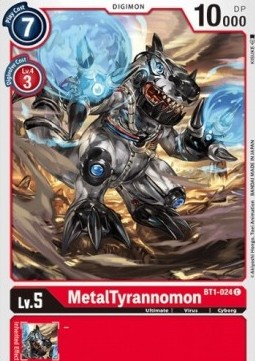 MetalTyrannomon (BT1-024) - Release Special Booster v1.0 (Common) [SR1.0-BT1-024]