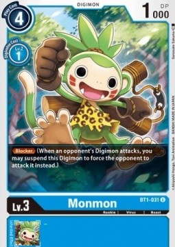 Monmon (BT1-031) - Release Special Booster v1.0 (Uncommon) [SR1.0-BT1-031]