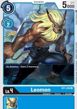 Leomon (BT1-035) - Release Special Booster v1.0 (Uncommon) [SR1.0-BT1-035]