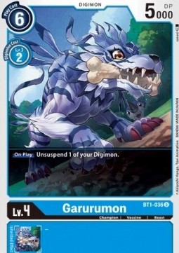 Garurumon (BT1-036) - Release Special Booster v1.0 (Uncommon) [SR1.0-BT1-036]