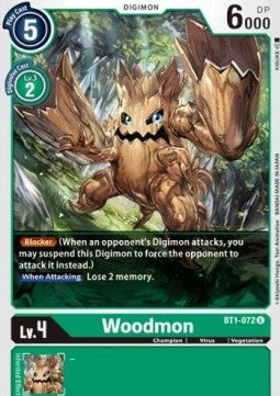 Woodmon (BT1-072) - Release Special Booster v1.0 (Uncommon) [SR1.0-BT1-072]