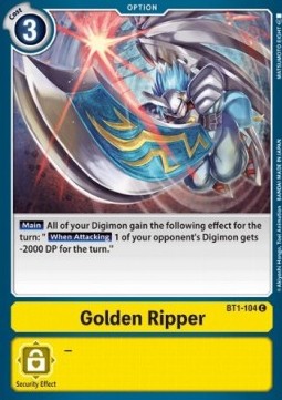 Golden Ripper (BT1-104) - Release Special Booster v1.0 (Common) [SR1.0-BT1-104]