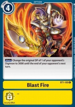 Blast Fire (BT1-105) - Release Special Booster v1.0 (Common) [SR1.0-BT1-105]