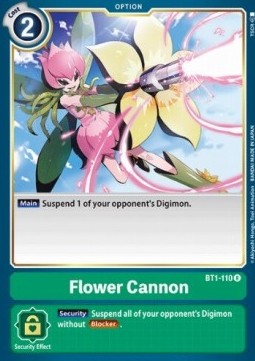 Flower Cannon (BT1-110) (V.1) - Release Special Booster v1.0 (Rare) [SR1.0-BT1-110]