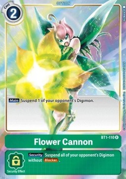 Flower Cannon (BT1-110) (V.2) - Release Special Booster v1.0 (Alternative Art) [SR1.0-BT1-110]