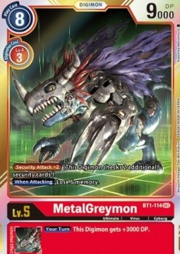 MetalGreymon (BT1-114) (V.1) - Release Special Booster v1.0 (Secret Rare) [SR1.0-BT1-114]