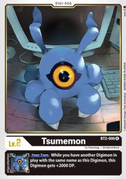 Tsumemon (BT2-006) - Release Special Booster v1.0 (Rare) [SR1.0-BT2-006]