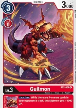 Guilmon (BT2-009) - Release Special Booster v1.0 (Common) [SR1.0-BT2-009]