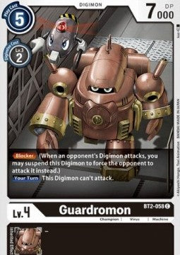 Guardromon (BT2-058) - Release Special Booster v1.0 (Common) [SR1.0-BT2-058]