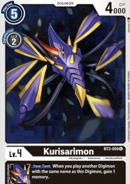 Kurisarimon (BT2-059) - Release Special Booster v1.0 (Uncommon) [SR1.0-BT2-059]